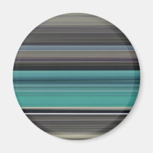 Abstract #1: Teal and grey Magnet