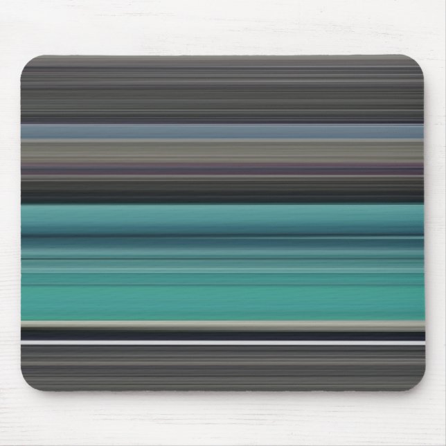 Abstract #1: Teal and grey Mouse Mat (Front)