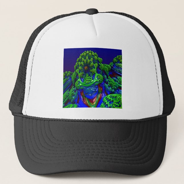 Abstract 1 trucker hat (Front)