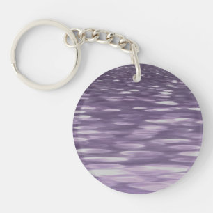Abstract #1: Ultra Violet Shimmer Key Ring