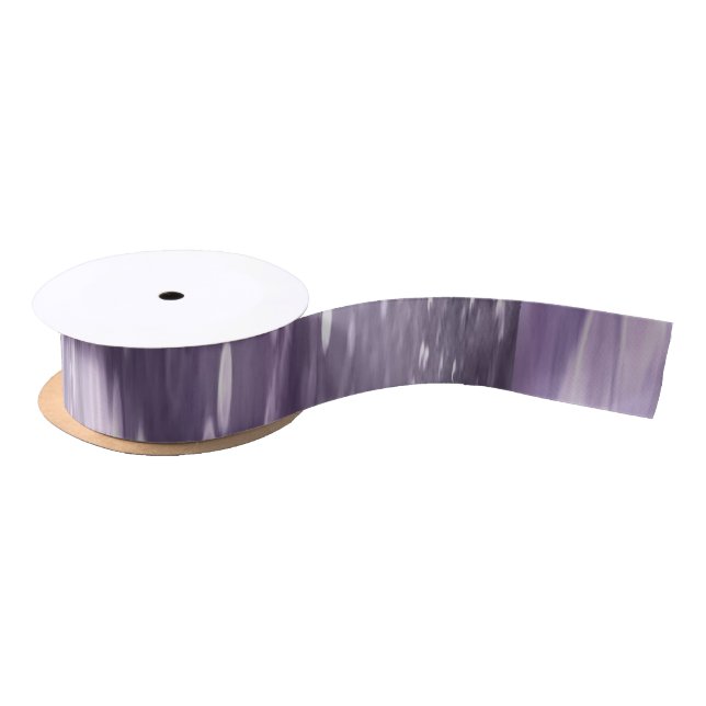 Abstract #1: Ultra Violet Shimmer Satin Ribbon (Spool)
