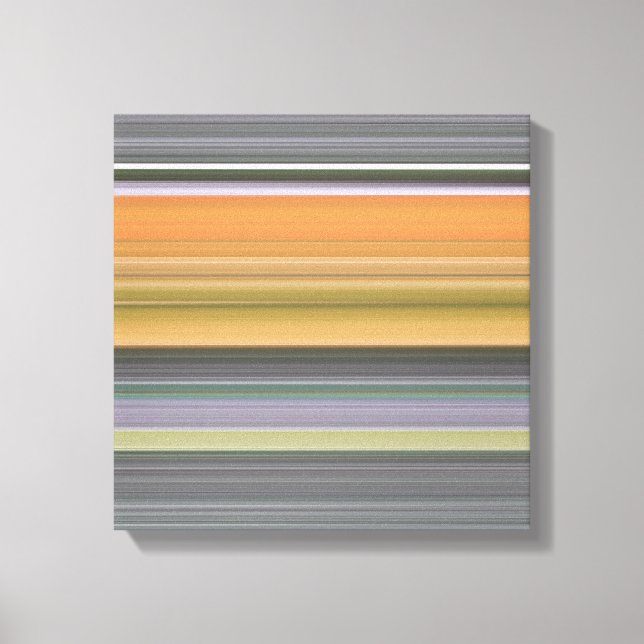 Abstract #1: Yellow and grey Canvas Print (Front)