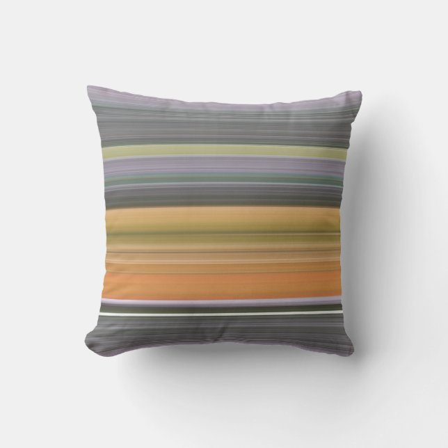 Abstract #1: Yellow and grey Cushion (Front)