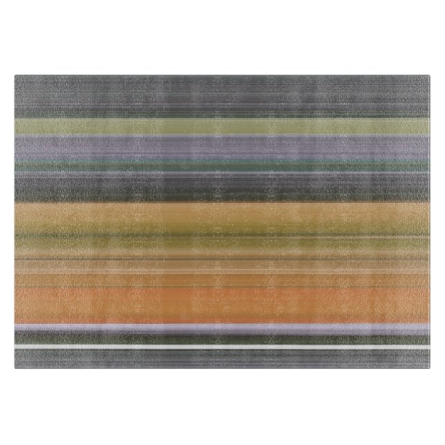 Abstract #1: Yellow and grey Cutting Board (Front)