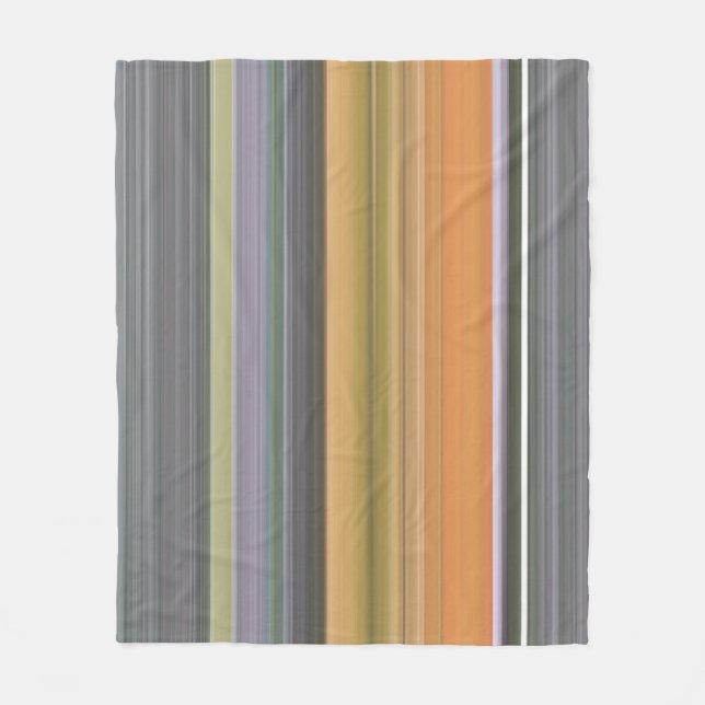 Abstract #1: Yellow and grey Fleece Blanket (Front)