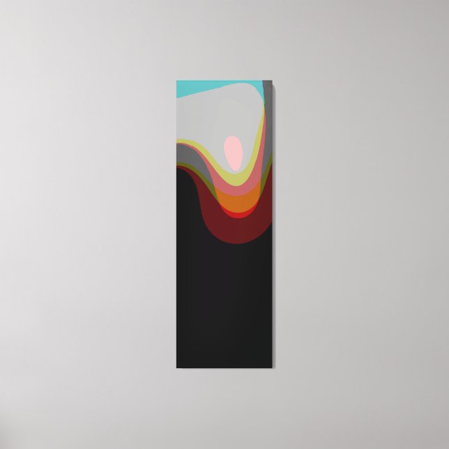 Abstract 20529 - colorful retro style canvas print (Front)