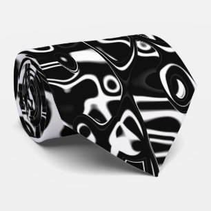 Abstract 210819 - 02 - Black and White Tie