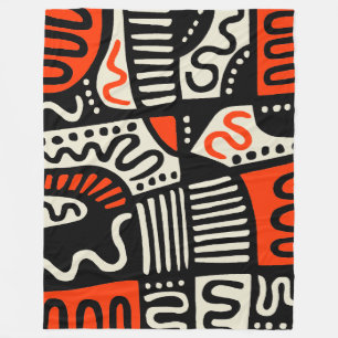 Abstract 291219c fleece blanket