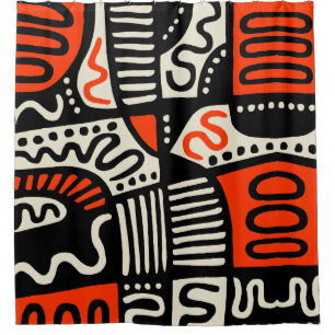 Abstract 291219c shower curtain