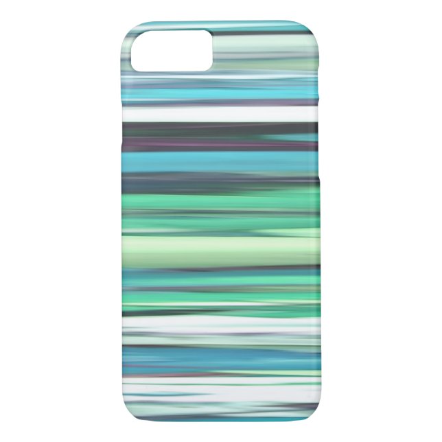 Abstract #2: Aqua blue green blur Case-Mate iPhone Case (Back)