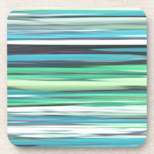 Abstract #2: Aqua blue green blur Coaster