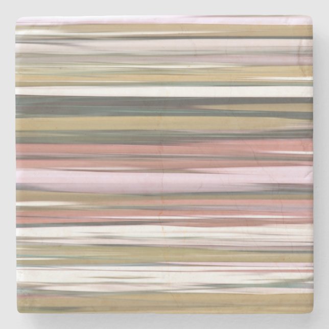 Abstract #2: Autumn Fall colors blur Stone Coaster (Front)