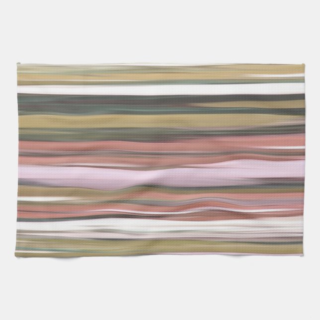 Abstract #2: Autumn Fall colors blur Tea Towel (Horizontal)