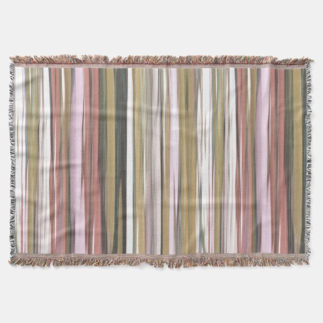 Abstract #2: Autumn Fall colors blur Throw Blanket (Front)
