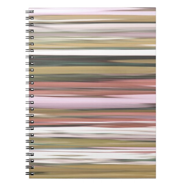 Abstract #2: Autumn Fall colours blur Notebook (Front)