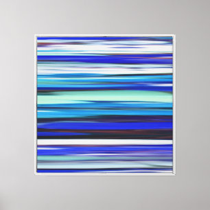 Abstract #2: Blue blur Canvas Print