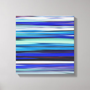 Abstract #2: Blue blur Canvas Print