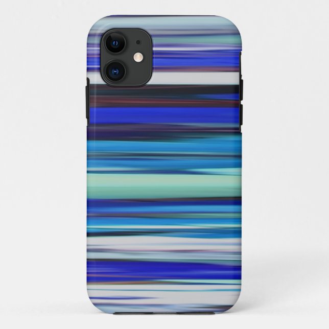 Abstract #2: Blue blur Case-Mate iPhone Case (Back)