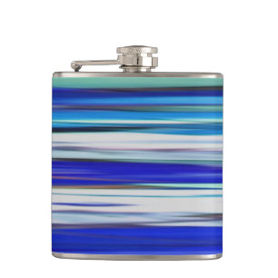 Abstract #2: Blue blur Hip Flask