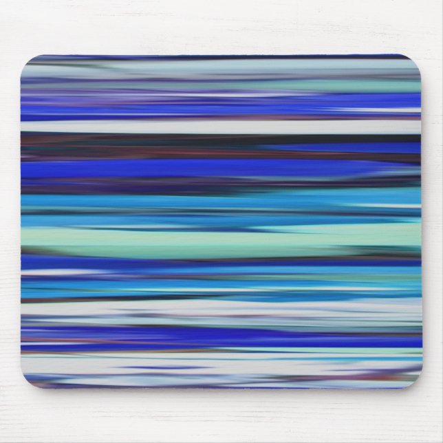 Abstract #2: Blue blur Mouse Mat (Front)