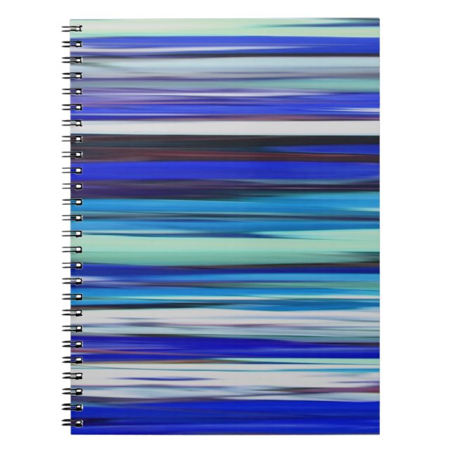 Abstract #2: Blue blur Notebook (Front)