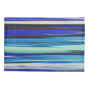 Abstract #2: Blue blur Pillowcase