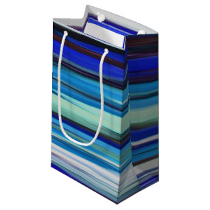 Abstract #2: Blue blur Small Gift Bag