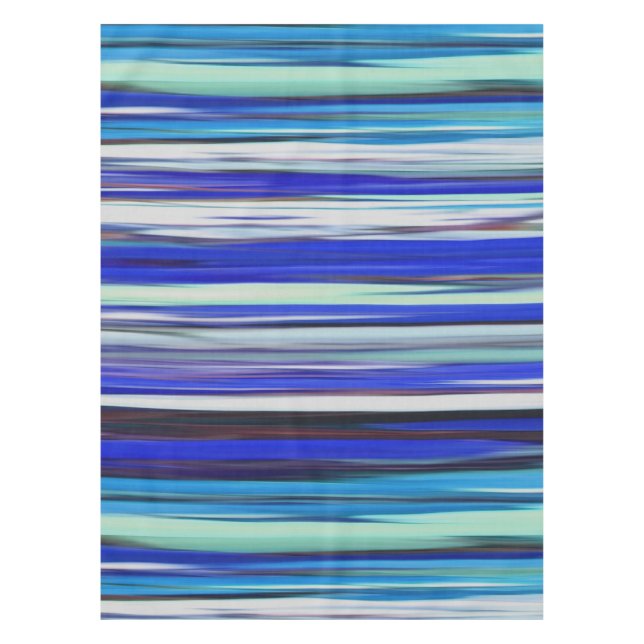 Abstract #2: Blue blur Tablecloth (Front)