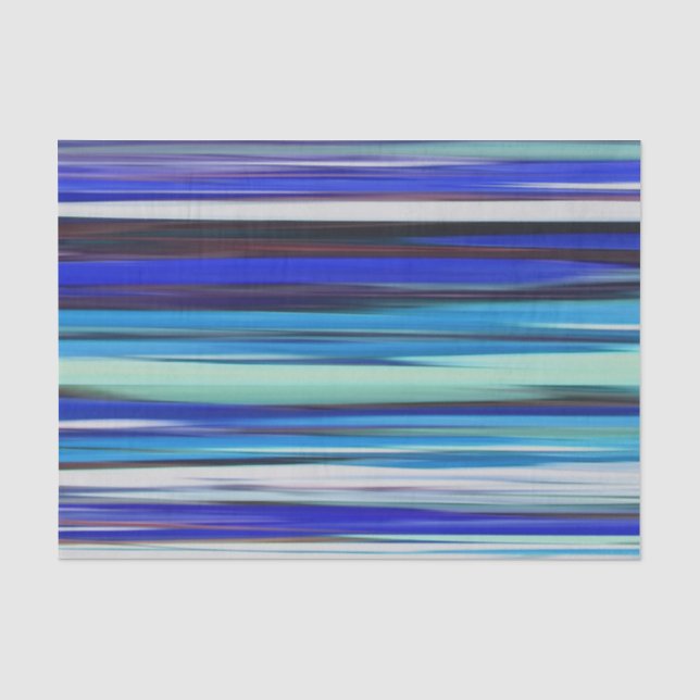 Abstract #2: Blue blur Tissue Paper (Front)