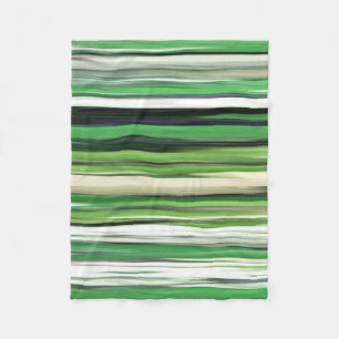 Abstract #2: Green blur Fleece Blanket