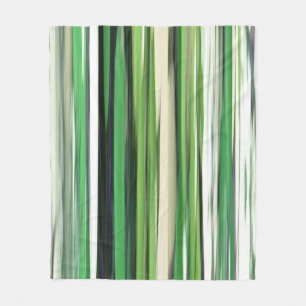 Abstract #2: Green blur Fleece Blanket