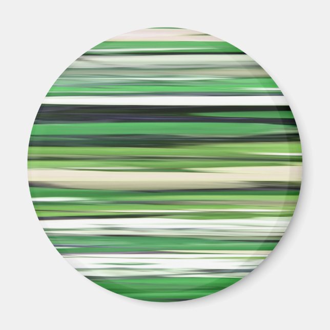 Abstract #2: Green blur Magnet (Front)