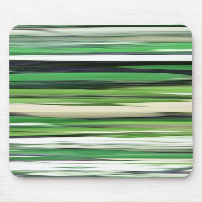 Abstract #2: Green blur Mouse Mat (Front)