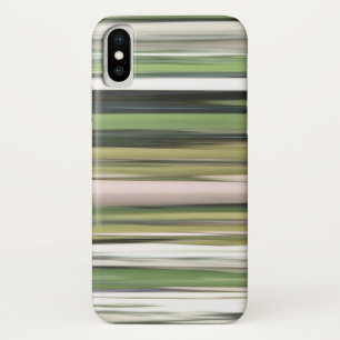 Abstract #2: Olive green blur iPhone X Case