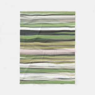 Abstract #2: Olive green blur Fleece Blanket
