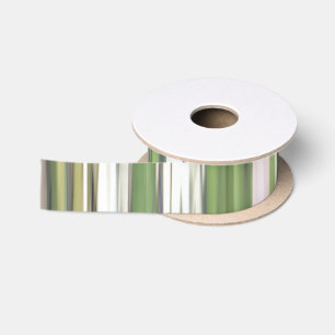 Abstract #2: Olive green blur Satin Ribbon