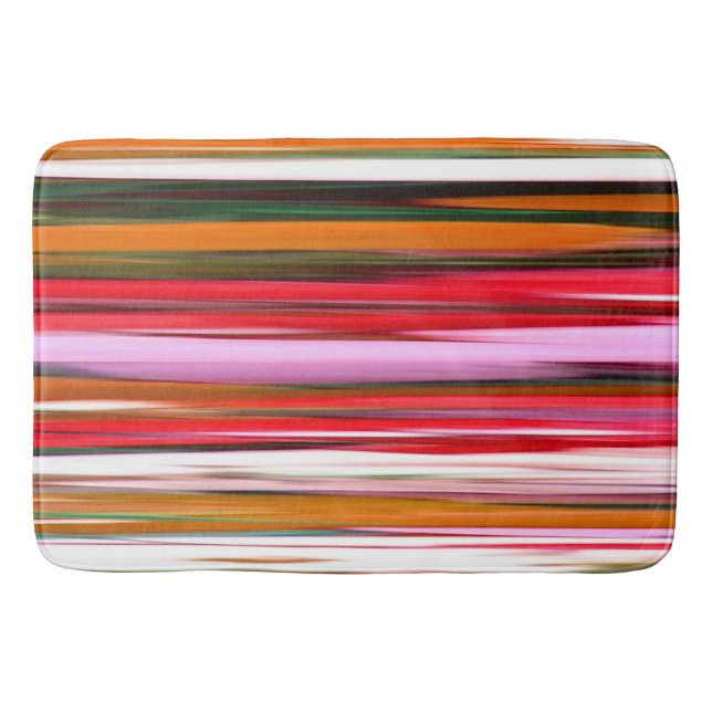 Abstract #2: Orange blur Bath Mat (Front)