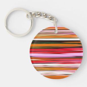 Abstract #2: Orange blur Key Ring