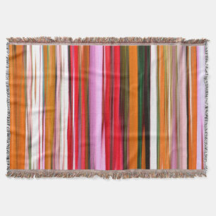 Abstract #2: Orange blur Throw Blanket