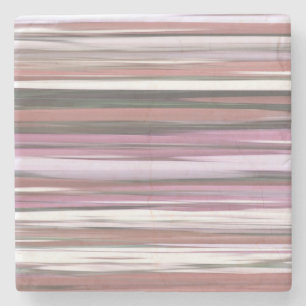 Abstract #2: Pink blur Stone Coaster