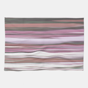 Abstract #2: Pink blur Tea Towel