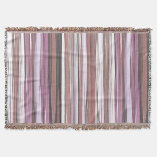 Abstract #2: Pink blur Throw Blanket