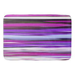 Abstract #2: Purple Blur Bath Mat