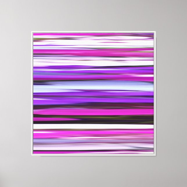 Abstract #2: Purple Blur Canvas Print (Front)