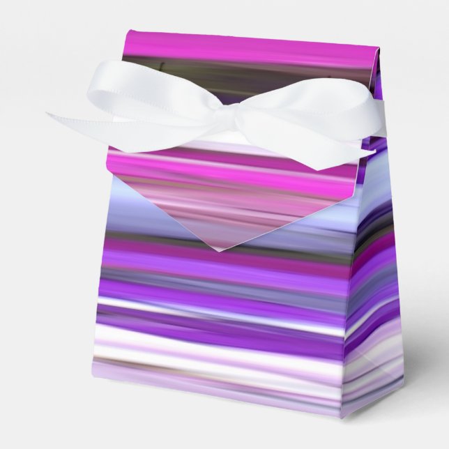 Abstract #2: Purple Blur Favour Box (Front Side)