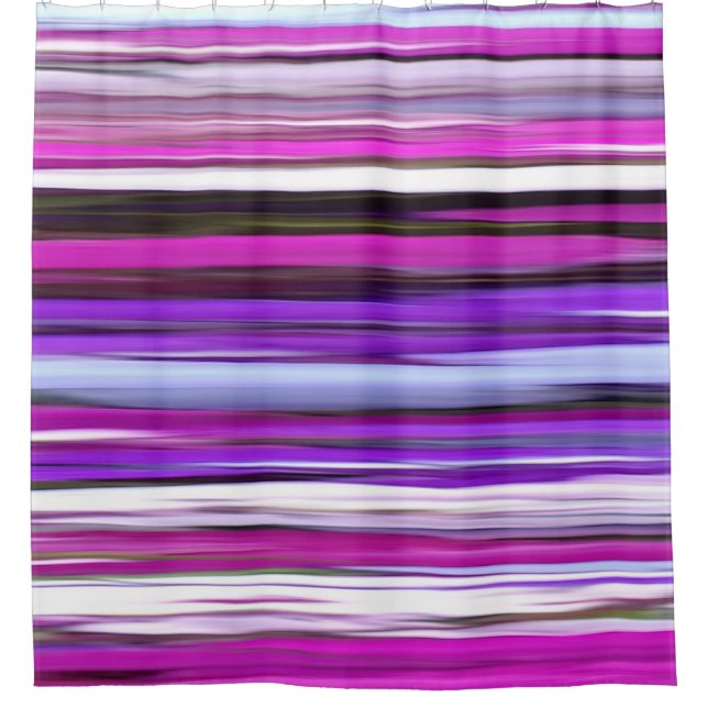 Abstract #2: Purple Blur Shower Curtain (Front)