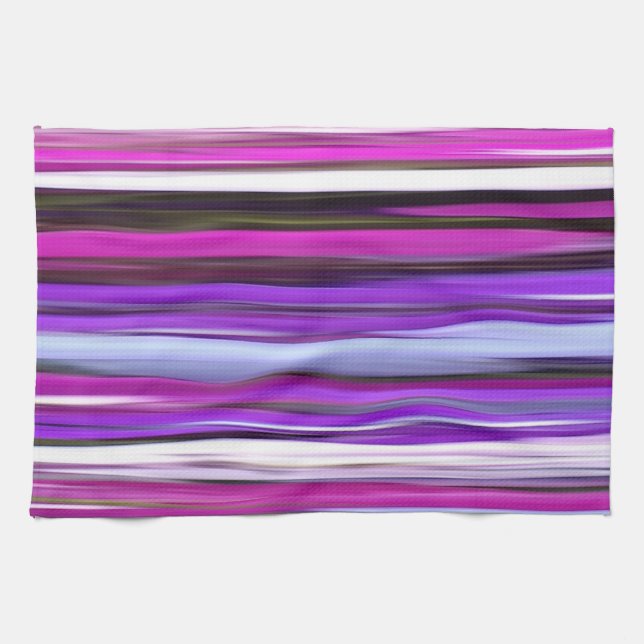 Abstract #2: Purple Blur Tea Towel (Horizontal)