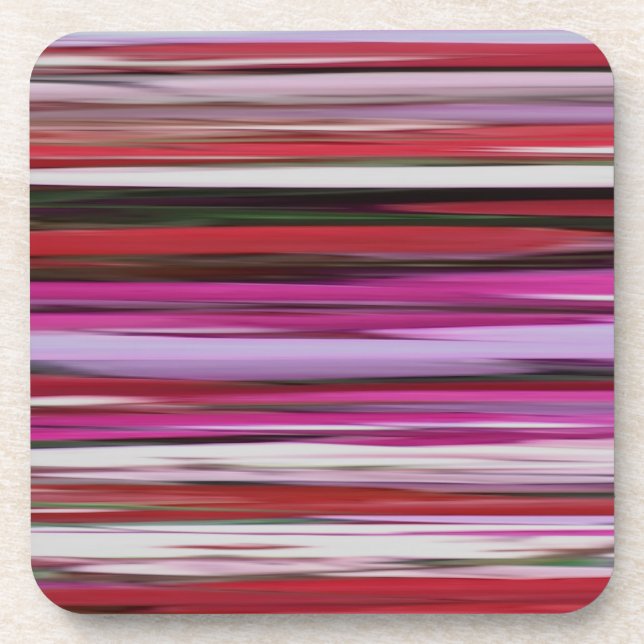Abstract #2: Red blur Coaster (Front)