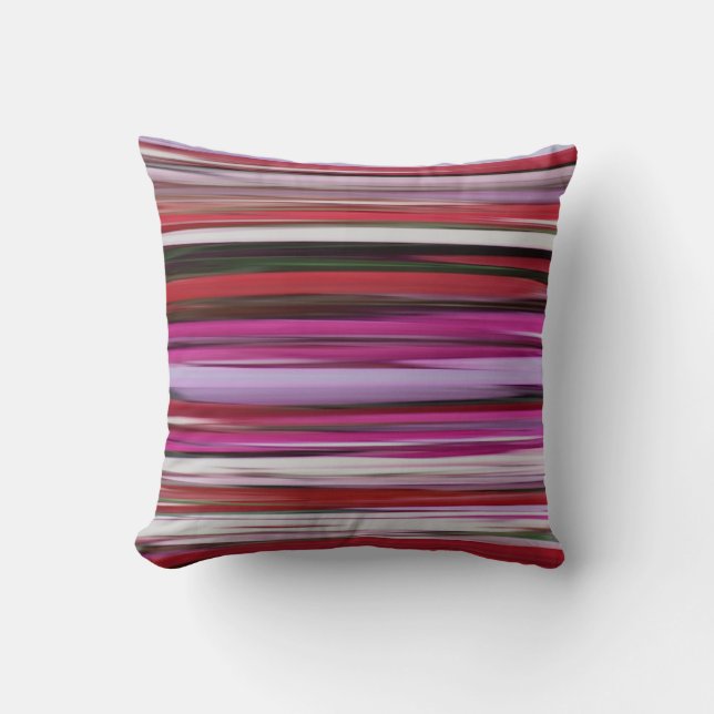 Abstract #2: Red blur Cushion (Front)