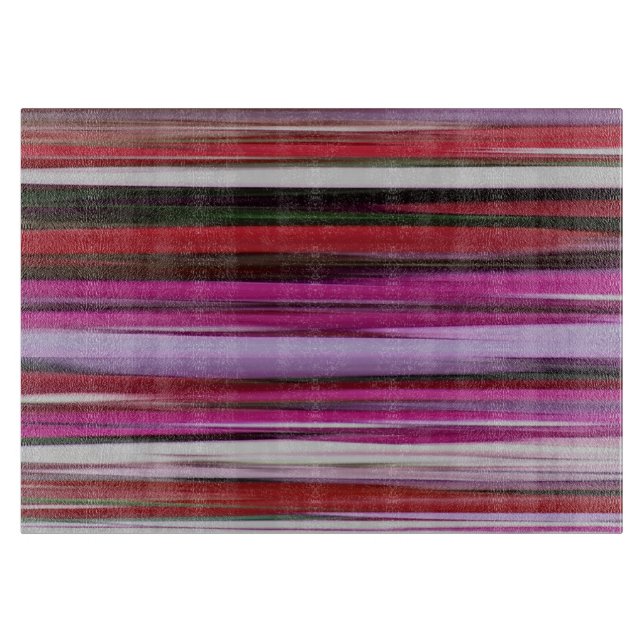 Abstract #2: Red blur Cutting Board (Front)